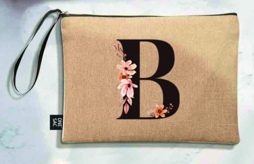 Letter b tote bag - wedding gifts